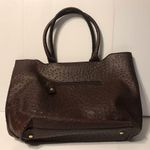 London Fog  Leather tote bag brown Photo 1