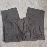 Lisa Rinna Collection Brown Crepe Gauze Muslin Full Length Wide Leg Pants Size 26W Photo 7