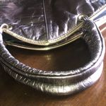 Karam Handbags Inc. Genuine Leather Vintage Metallic Patchwork Handbag Gold Photo 6