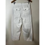 Spanx Stretch Twill Cropped Wide Leg Pant in
Bright White LARGE Photo 5
