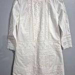 Abercrombie & Fitch  White Lace Y2K girly fairy core eyelet lace Dress XS NWT Photo 0