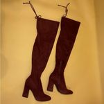 Unisa ποΈ Burgundy Stilli Suede Over The Knee Boot Size 6 Photo 3