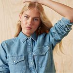 Levi's New  Premium the everyday shirt 
ICONIC WESTERN DENIM SHIRT‎ Photo 1
