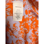 Haptics by Holly Harper Floral Ruffle Sleeve Dress Medium Orange Lavender Photo 9