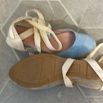 Margaux x Gal Meets Glam lace up heeled sandal Blue Size 6 Photo 1