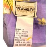 Vintage Napa Valley Womens Purple Floral Square Neck Long Maxi Dress sz S Beachy Photo 3