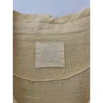 Blue Fish Vintage Linen Button Up Tunic 1999 Shirt Lagenlook Butter Yellow XXL Size 2X Photo 2