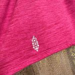 Free People Movement Stars Align Heathered Magenta Pink Cropped Top Large NWOT Photo 3