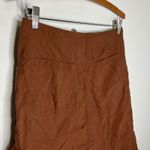 Mountain Hardwear  brown nylon skirt knee length women's size 6 pockets quick dry Photo 6