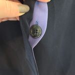 Doncaster  Navy Silk Hooded Jacket Photo 3