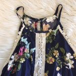 Cute floral tank top Blue Size L Photo 1