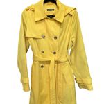 Ralph Lauren Trench coat with hood Size L Color Canary Yellow Photo 1