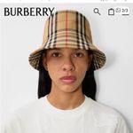Burberry Authentic  Vintage Check Bucket Hat Photo 3