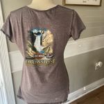 Harley Davidson  V Neck Yellowstone Graphic Tee Top Size Large Lightweight Biker Photo 1