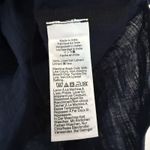 J. Crew Navy Blue Capitaine Linen Shirt Photo 7