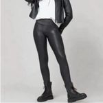 Spanx faux leather high rise leggings black large NWOT Photo 1