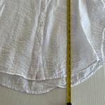 INC Sz L White Button Up Tunic Semi Sheer Cover Up Long Sleeves Dress Shirt Size L Photo 7
