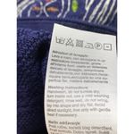 Ivko Embroidered Jacket Cardigan Size 40 L Zip Front Pockets Neckless Pattern Blue Size L Photo 10