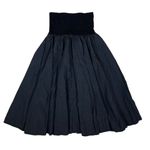 Baik Baik Honolulu Black High Waist Full Skirt Convertible Tube Dress XL Boho Photo 0