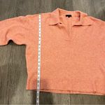 J.Crew Peach Collared V-Neck Long Sleeve Wool Blend Sweater Women’s Size XL Photo 4