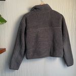 Girlfriend Collective  Half-zip Sherpa Jacket - Women’s Small Gray Photo 5