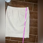 Saint Laurent Yves  beige denim pencil skirt Photo 4