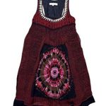 Ritu Kumar Women's Sleeveless Embellished Dress Multicolor Size S Geometric Red Photo 0