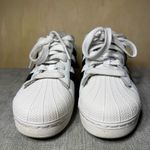 Adidas  Superstar Sneakers White Black Women’s Size 6 Shell Toe Casual Shoes Photo 5