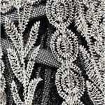 Ultra Pink Sheer Black Top With Gold  Overlay Snall Photo 1