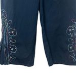 Original Anthony Black Sequin Pants Art to Wear Wide Leg Boxy Sequin Size Small Photo 2