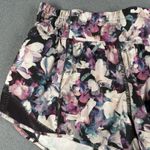 Lululemon  Shorts Womens 4 Purple Black Floral‎ Hotty Hot Short 2.5 Lined Mesh Photo 2