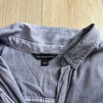 Rock & Republic  Women’s Blue Twill Button Down Size XL Photo 2