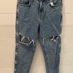 CARMAR ALEXANDER EZRA RHINESTONE STAR JEAN Blue Size 25 Photo 1