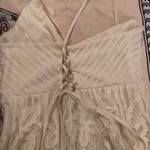 Solaris White Lace Romper Photo 3