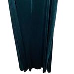 After Six NWT One Shoulder Spaghetti Strap Velvet Maxi Gown Dress 6 Evergreen Photo 7