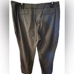 Tahari  Chic Gray Pantsuit | Size 14 | Cotton Blend Business Set | Altered Hem Photo 8