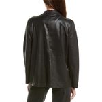 Bella Dahl  Sloane Unconstructed Blazer Waxy Coated Womens Size S Photo 1