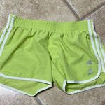 Adidas  Capable Greatness Women's 4” Inseam Lime Green Athletic Shorts, Large Photo 1