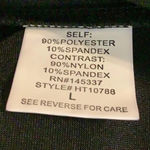 Hesperus  black satin & lace crop top size large new without tags Photo 4