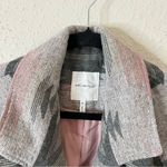 Avec Les Filles Wool Blend Belted Blanket Walking Coat Grey Aztec NEW Size 2XL Photo 5