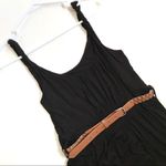 noble u Jersey Black Belted Dress w/Pockets S/M Photo 1