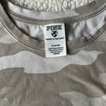 PINK - Victoria's Secret Victorias Secret PINK Tee Shirt Dress Grey Camo Size Medium Tie Dye Photo 1