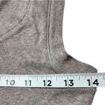 Free People  Grey Pink Sleeveless Ribbed Tank Top size medium Photo 4