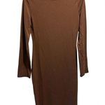 Absolutely  It! Bodycon brown maxi dress NWT Photo 0