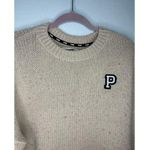 PINK - Victoria's Secret  Crewneck Pullover Sweater Women's Size Large Beige Warm Photo 0