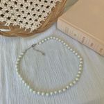 White Pearl Necklace Vintage “Beulah” 22” Classic Layering Simple Femme Elegant Photo 9