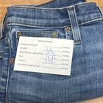J.Crew /Jeans Shorts Womens 25 Dark Blue Denim Jean Stretch High Rise Raw Hem Photo 6