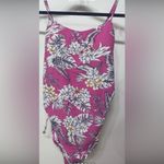 Motherhood Maternity One Piece Swimsuit. Size medium Pink Photo 3
