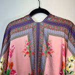 Umgee  Women's Open Front Kimono Cardigan Ruffle Hem Oversized Lightweight Sz S/M Photo 9