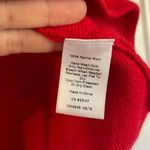 Talbots 100% merino wool red sweater blazer size small petite Photo 5